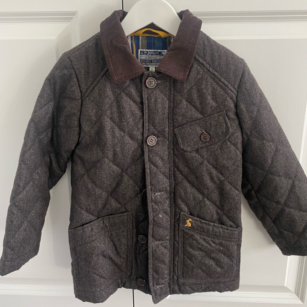 Joules boy quilted jacket